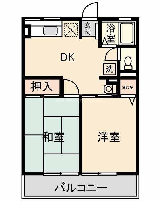 シティハイムさかえ 間取り図