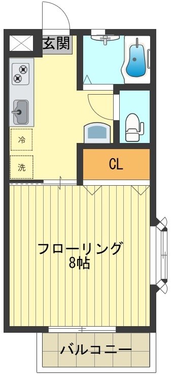 ネオコーポ千鶴 間取り図