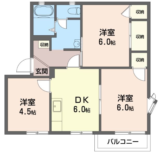 エトワールムサシノＡ 間取り