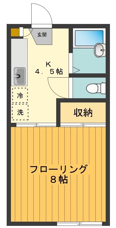 ハピネス 間取り図