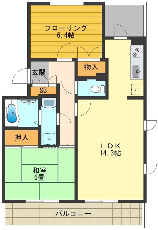 ヴィラ・ウィステリア 間取り図