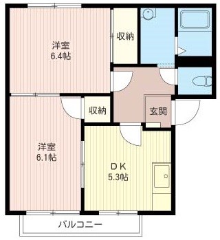 ウインズB 間取り図