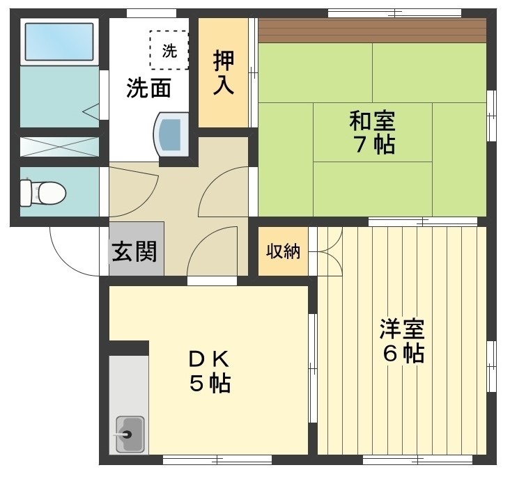 ジュネスけやき 間取り図