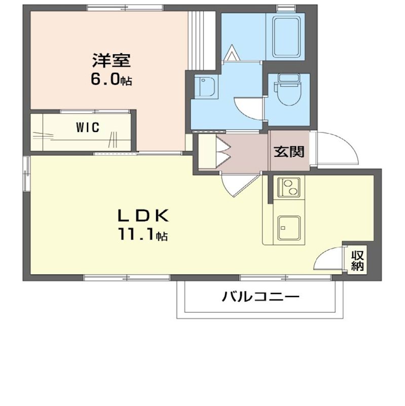 ヴェルドミール 間取り図