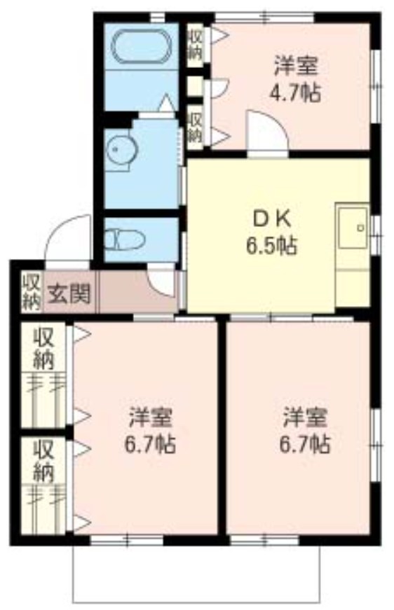 ミラコスタＣ 間取り図