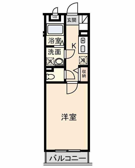 ヴェルドール立川 間取り図