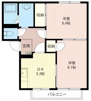 ウインズA 間取り図