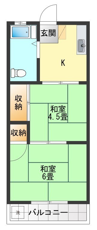 パールハイツ 間取り図