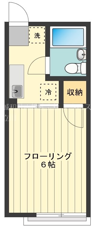 シティハイムイーストベル 間取り図