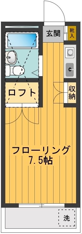 ドミール萩山 間取り図