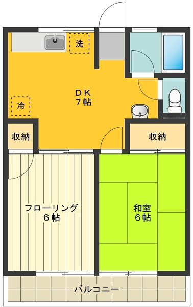 シティハイム加藤 間取り図