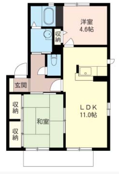 シェモワＣ 間取り図