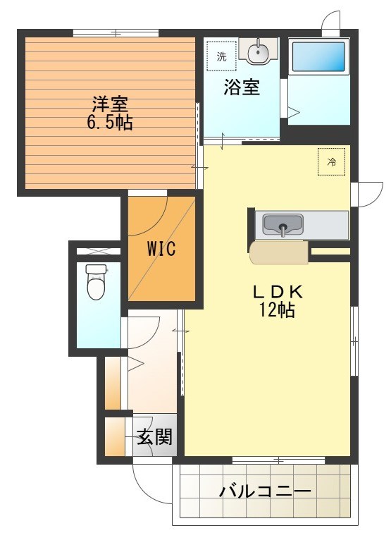 グランメール昭島Ｉ 間取り図