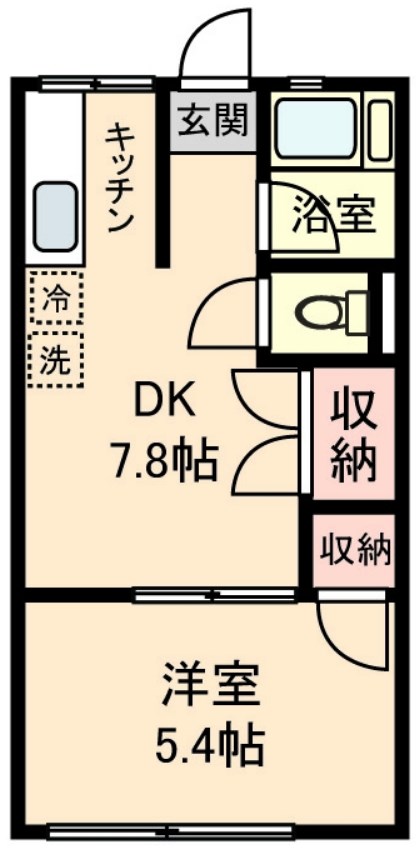 武蔵野ハイツ 間取り図