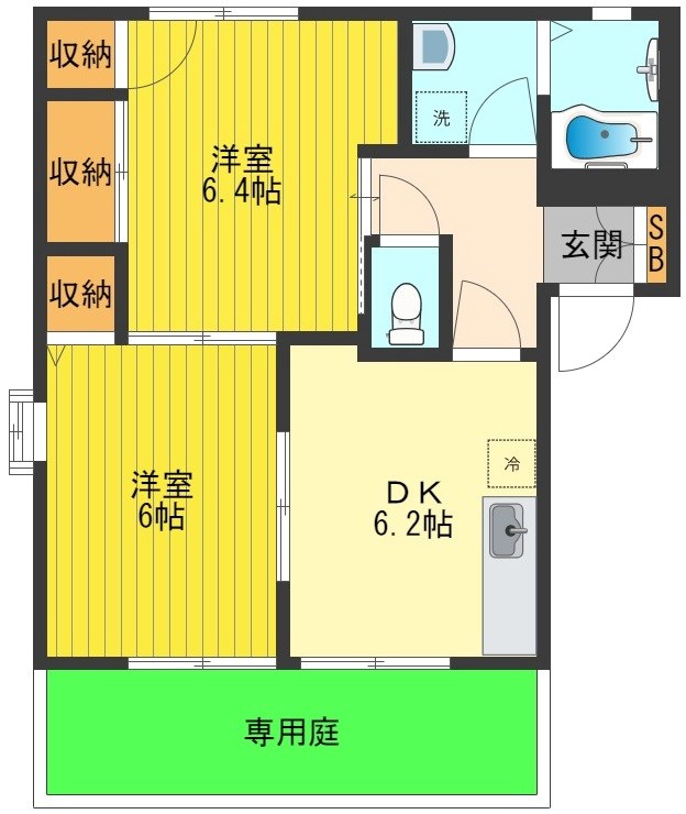 サンレイクグロリア 間取り図