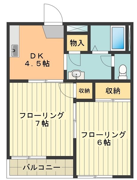 アピア松原 間取り図