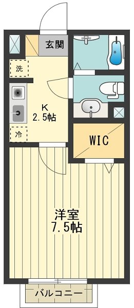 ユリハイム 間取り図