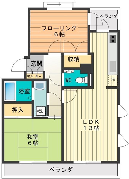 ヴィラ・ウィステリア 間取り図