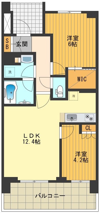 プライムメゾン武蔵野の杜 間取り図