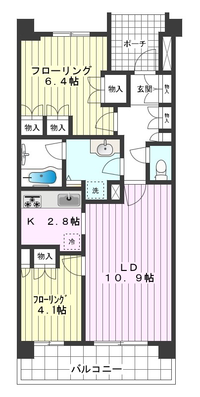 プライムメゾン武蔵野の杜 間取り図
