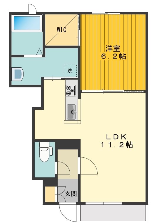 シャーメゾン・ソレイユ 間取り図