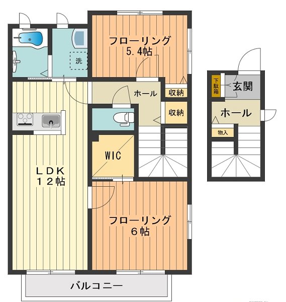 シャーメゾン　フォレスト 間取り図