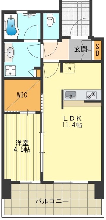 プライムメゾン武蔵野の杜 間取り図