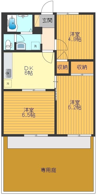 サンレイク中央 間取り図