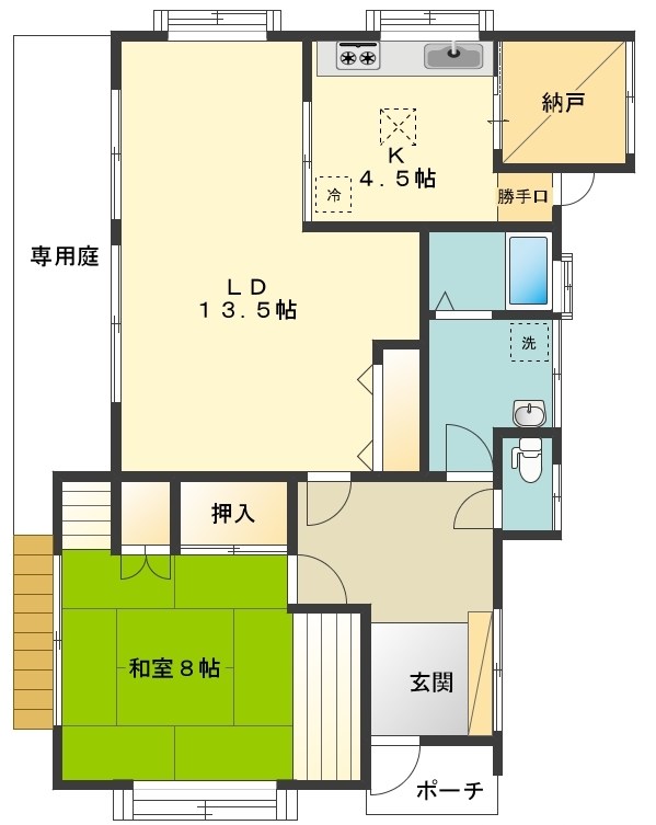 コーポ美園 間取り図