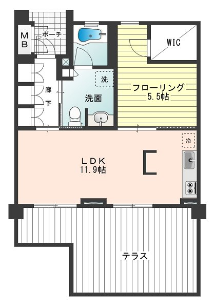 プライムメゾン武蔵野の杜 間取り図