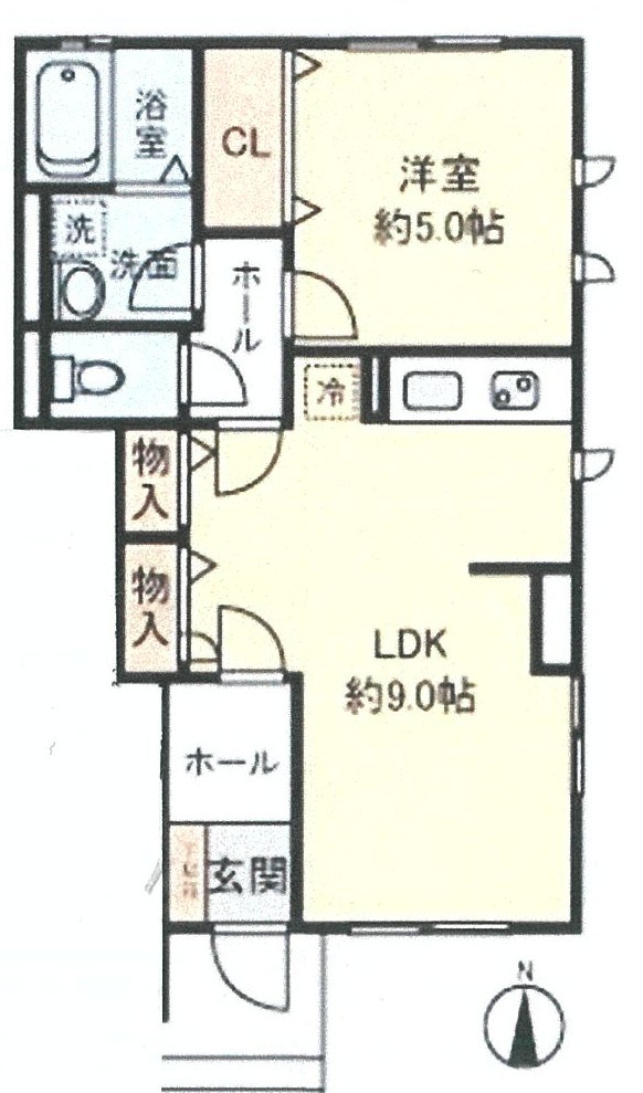 ノアコート国立 間取り図