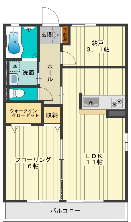 ＢＥＮＴＥＮⅠ 間取り図