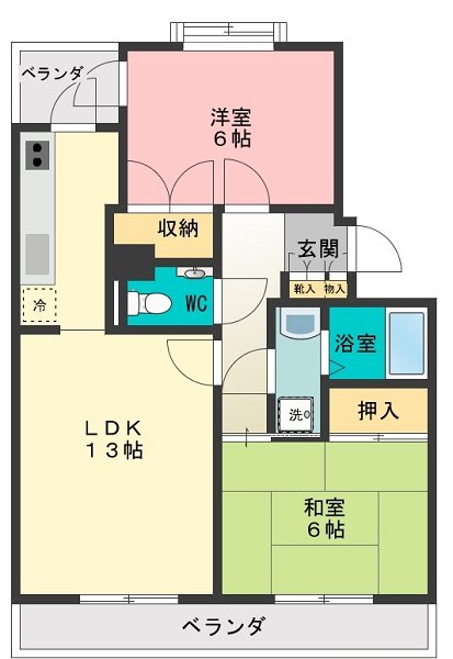 ヴィラ・ウィステリア 間取り図