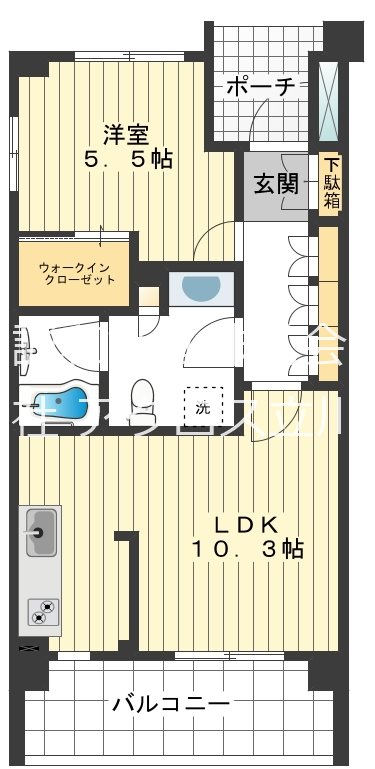 プライムメゾン武蔵野の杜 間取り図