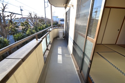 ドームハウス ベランダ