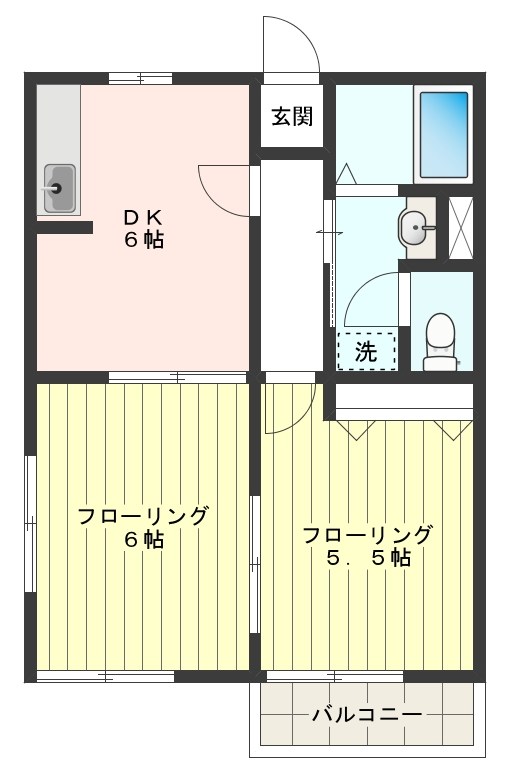 ベルヴィル国立 間取り図
