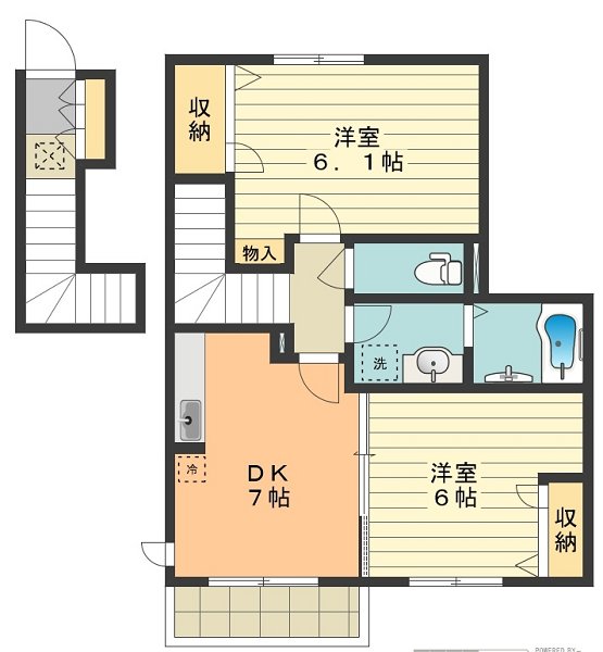 Ｊｕｖｅｎｉｌｅ　Ｓｏｌ（ジュベニール　ソール） 間取り図