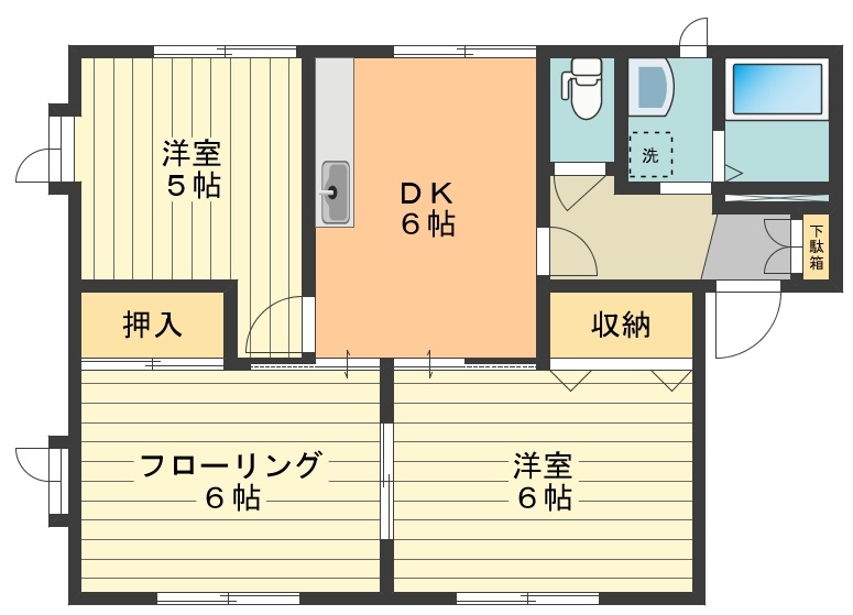 ボナールⅠ 間取り図