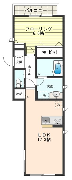 La　Casa　Dolce 間取り図