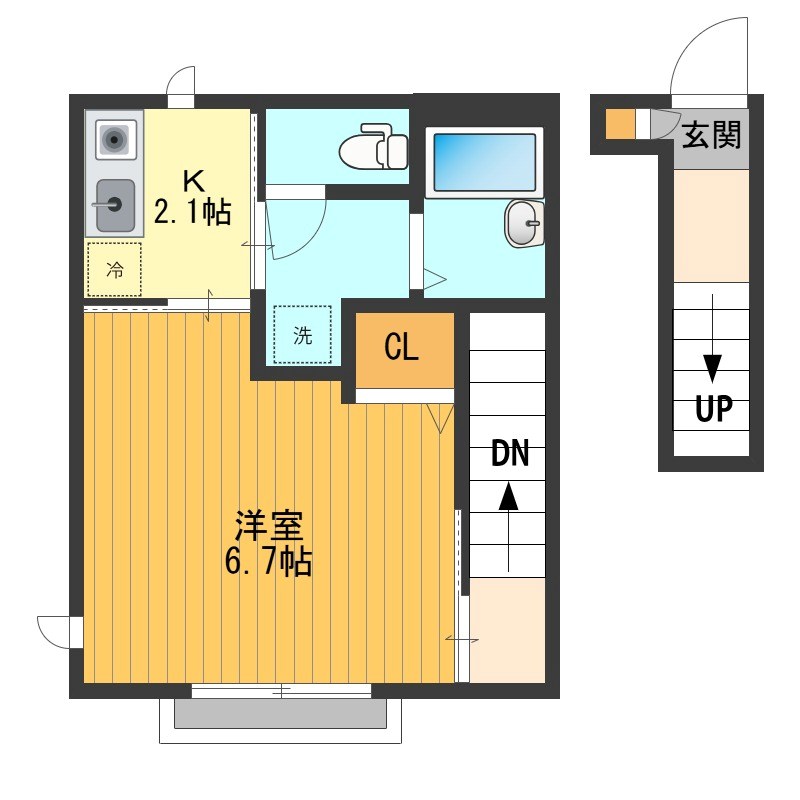 シェモアＳ 間取り図