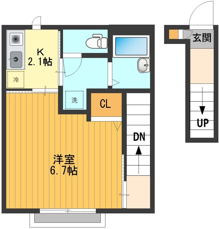 シェモアＳ 間取り図