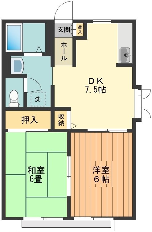 サンパレス 間取り図