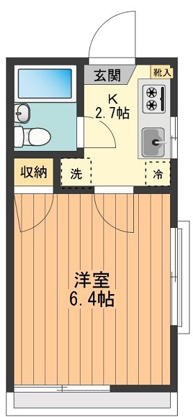フラワーメゾン 0201号室 間取り