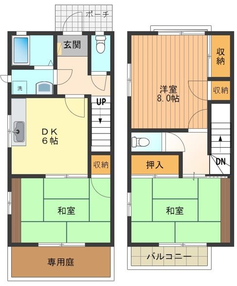 メゾネット乗鞍 間取り図