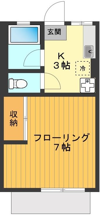 シティハイム清水 間取り図