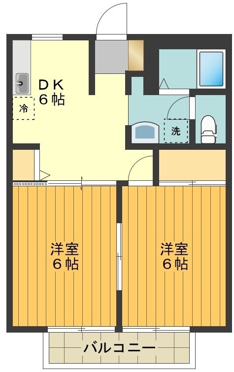 クランベリーヒルＡ 間取り図