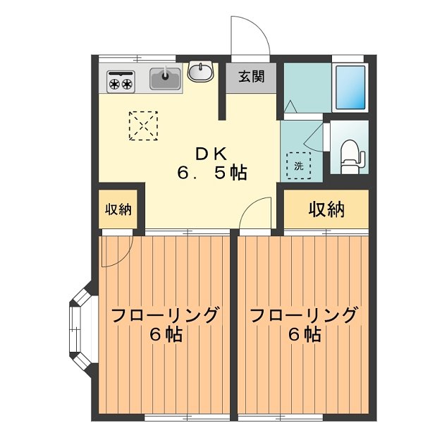 シティハイムセイセキ 間取り図