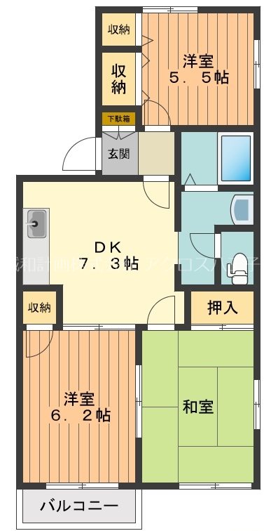 シャトレーサチ 間取り図