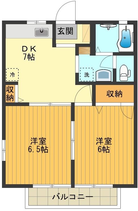 エステート台町 間取り図