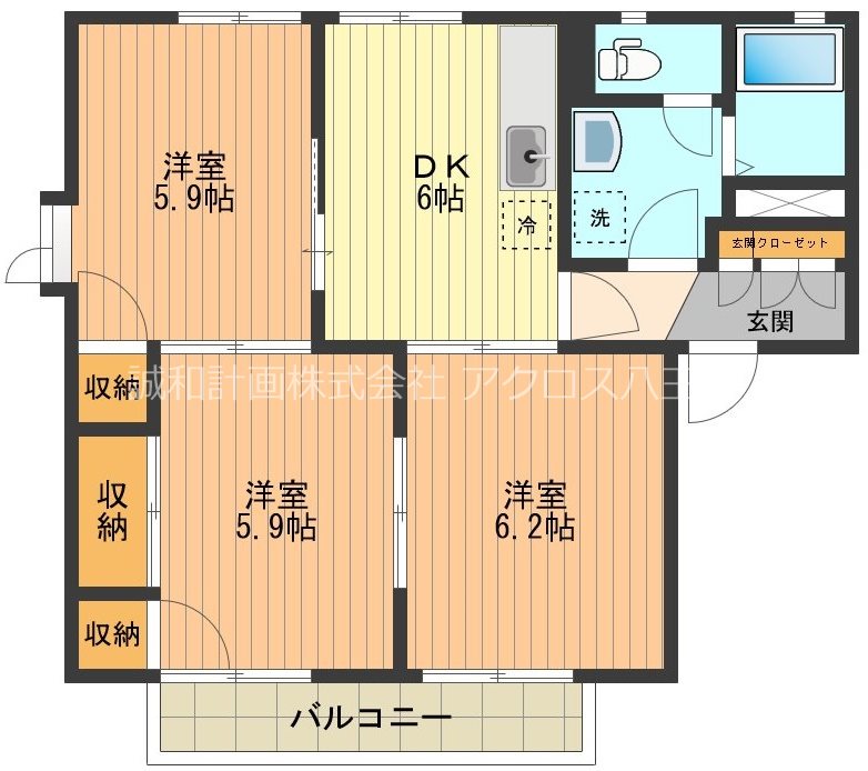 ディアスＫ２ 間取り図